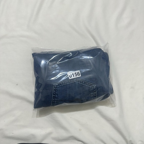 7 For All Mankind Mens Jeans Size 32 Blue Dark Wash Denim Distressed - Picture 15 of 15